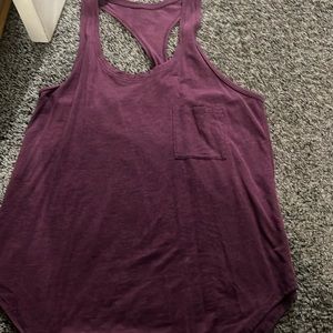 Lululemon racerback loose fitting tank top size 8